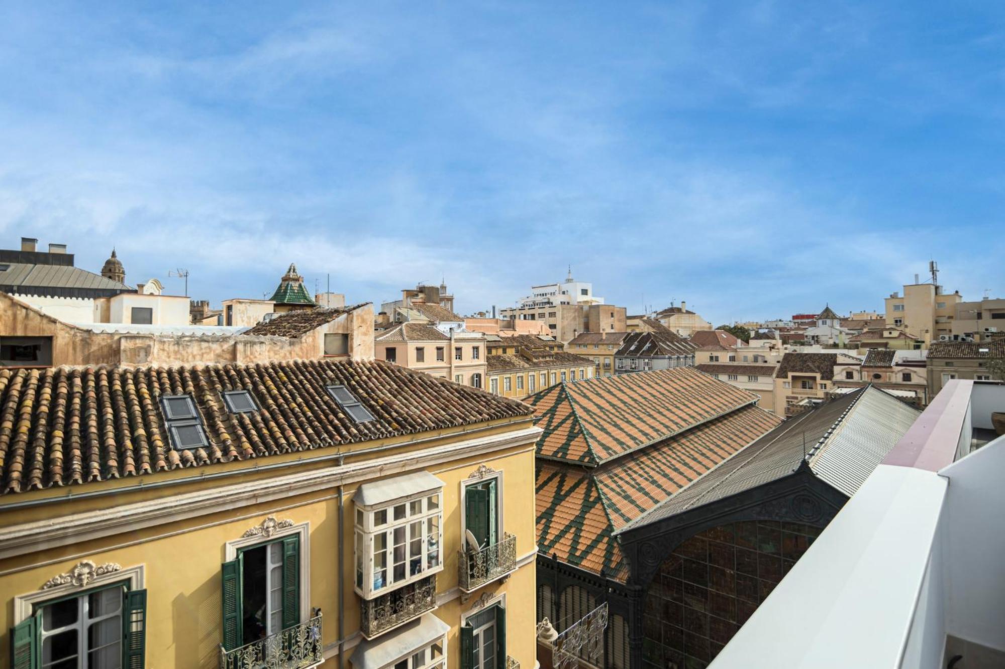 Atarazanas Suite, Atico Con Terraza Malaga Ngoại thất bức ảnh