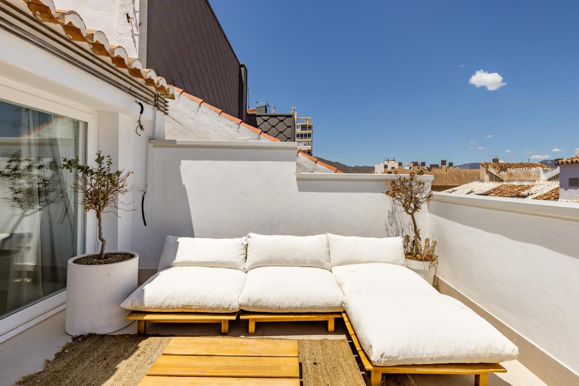 Atarazanas Suite, Atico Con Terraza Malaga Ngoại thất bức ảnh