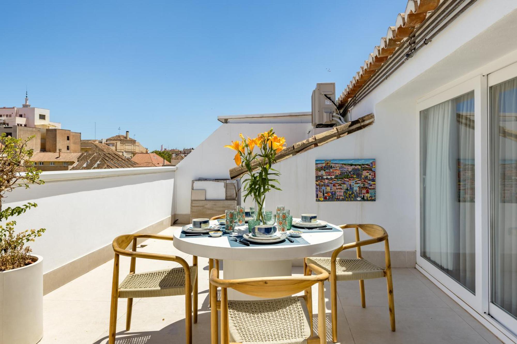 Atarazanas Suite, Atico Con Terraza Malaga Ngoại thất bức ảnh